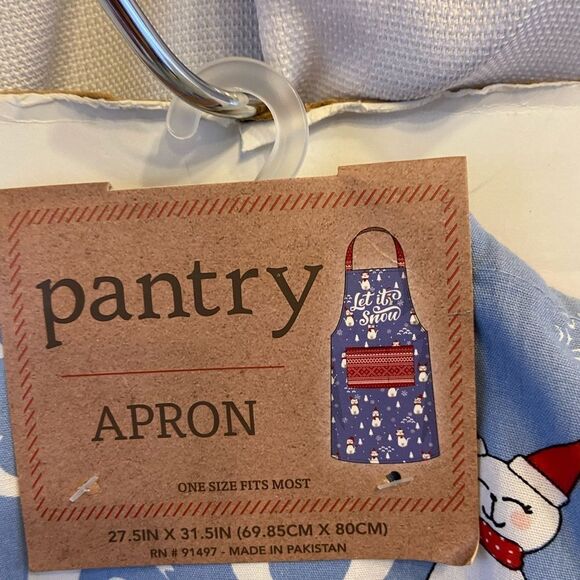 Cat Christmas apron - Picture 2 of 3